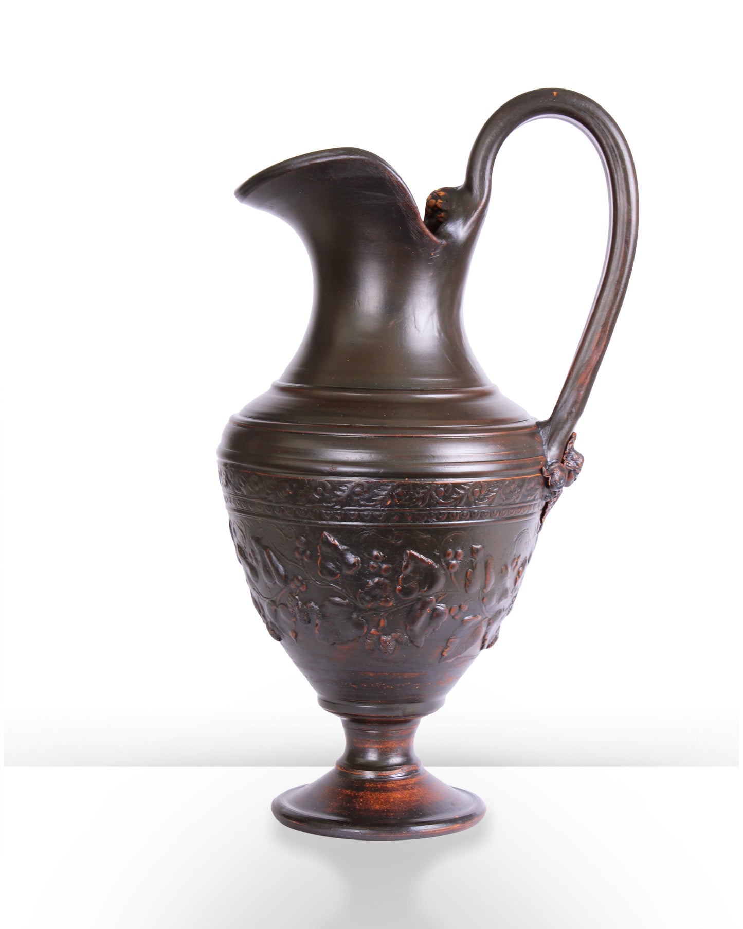 Ancient Roman Terra Sigillata of Wild Berries Jug (Black)