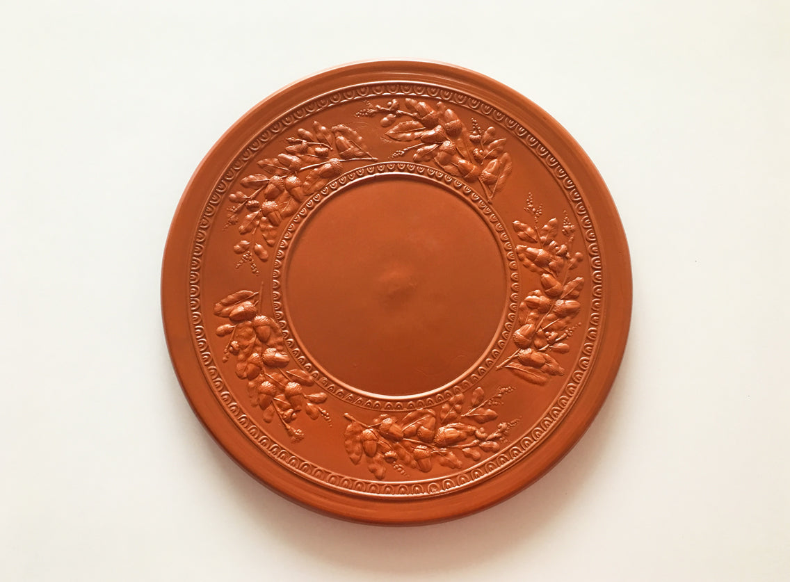 Ancient Roman Terra Sigillata of Acorns Large Plate (Terra Sigillata)