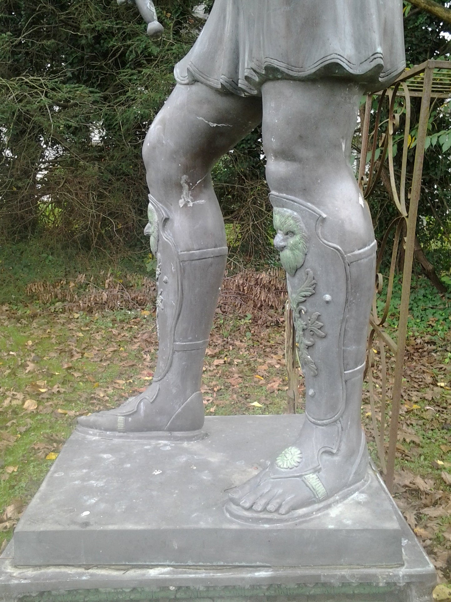 Bronze Statue - Pair Roman Warrior