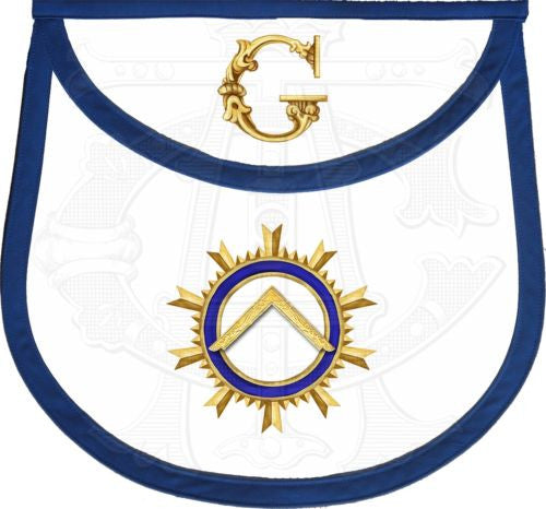 The Sunburst Masonic Lodge Officers Aprons (Set of 11)
