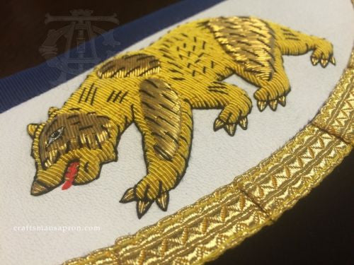 The California Past Master's Masonic Apron, Style A