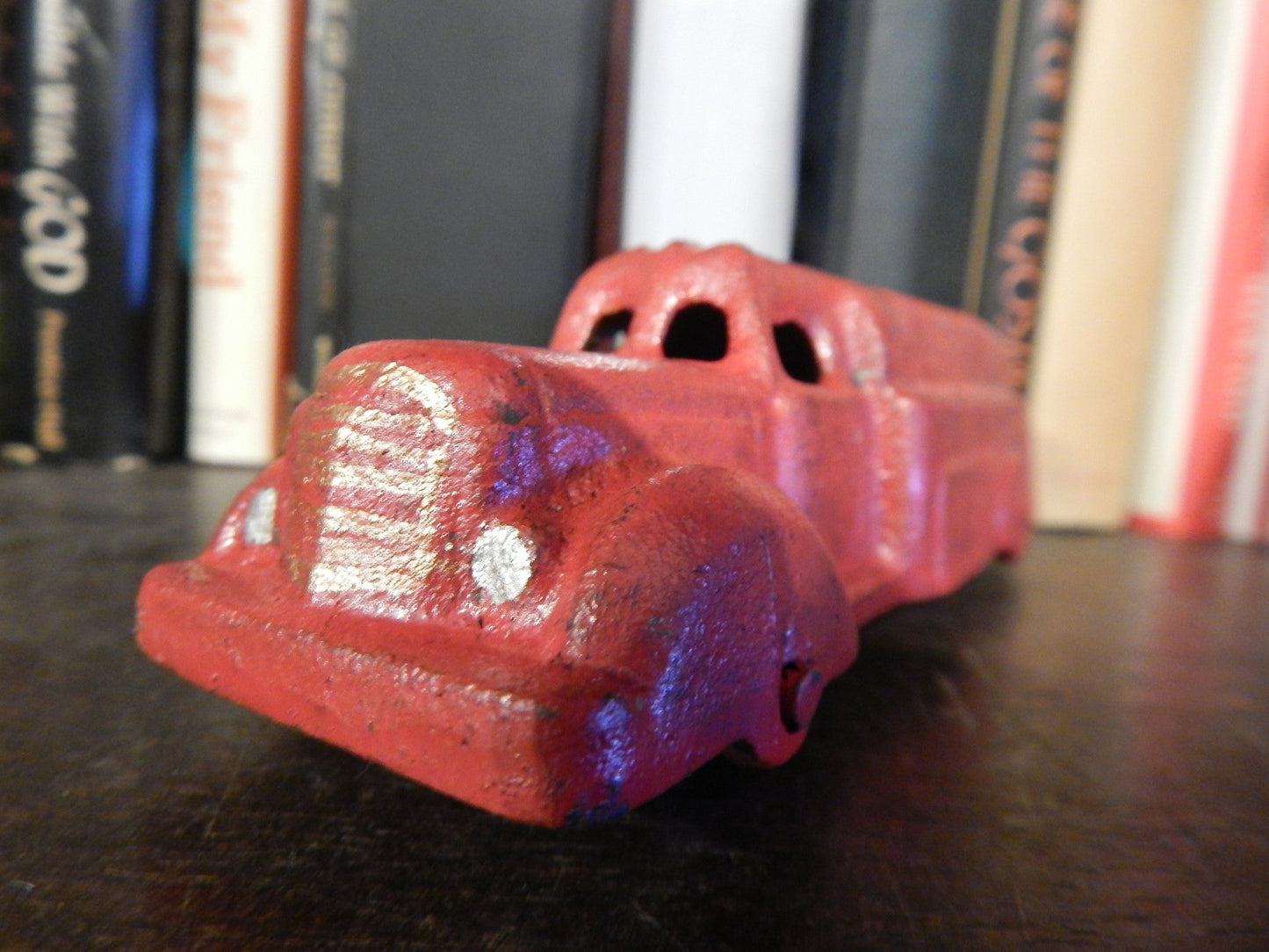 Cast Iron Figurine - Standard Oil Tank Truck Toy Red
