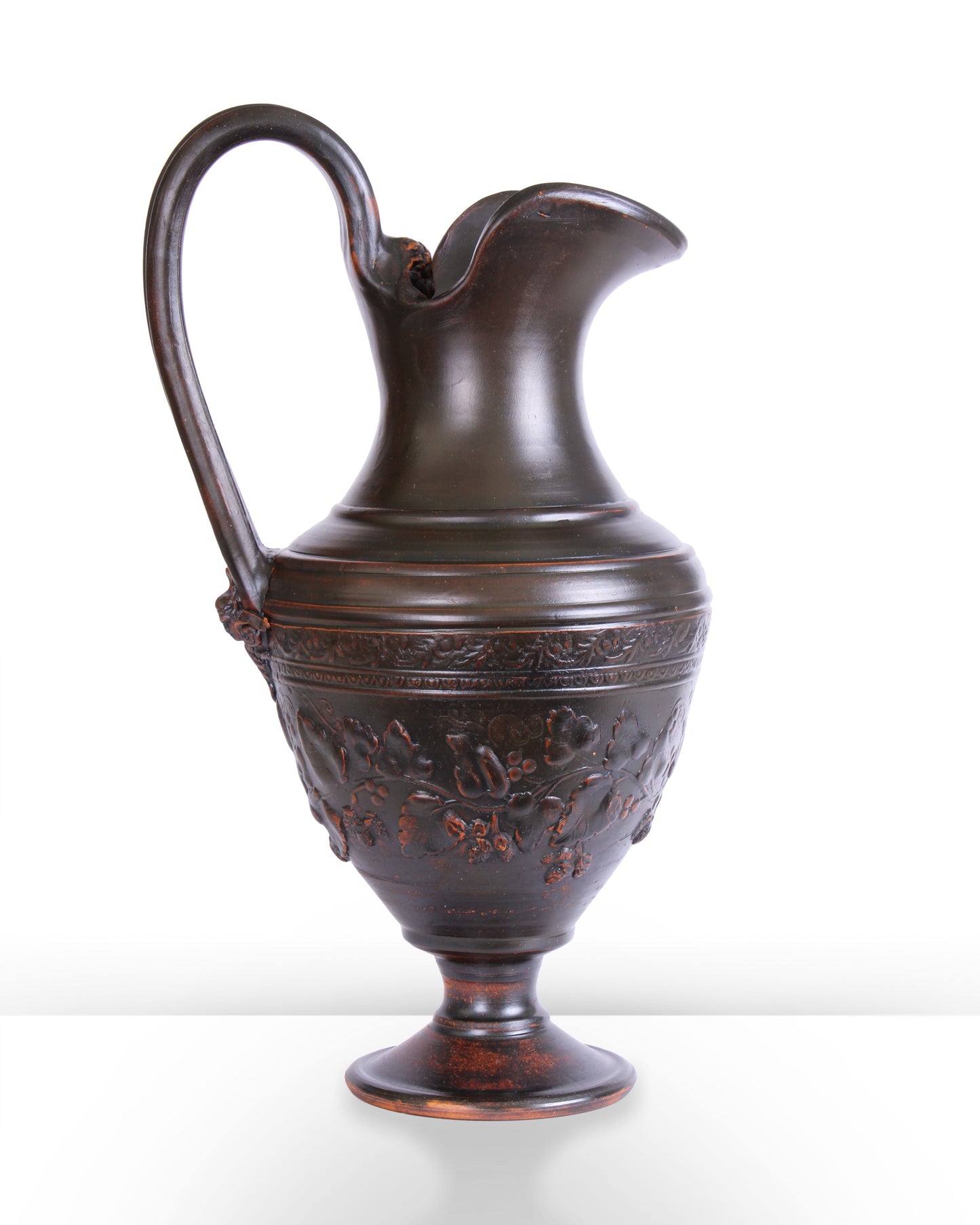 Ancient Roman Terra Sigillata of Wild Berries Jug (Black)