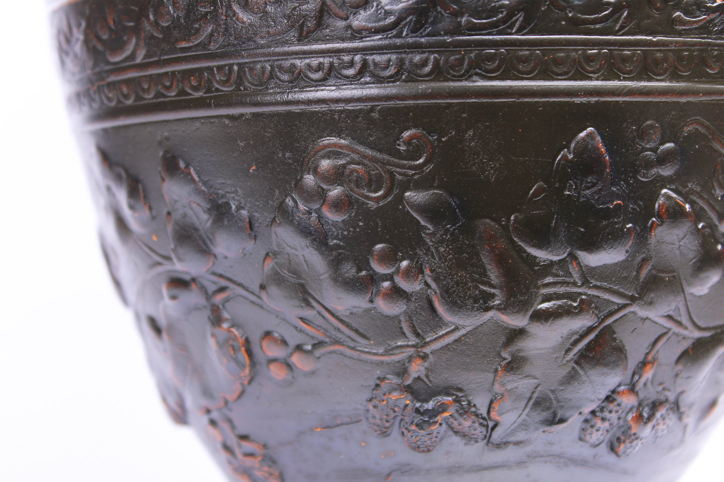 Ancient Roman Terra Sigillata of Wild Berries Jug (Black)