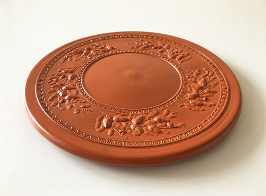 Ancient Roman Terra Sigillata of Acorns Large Plate (Terra Sigillata)