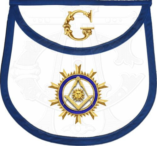 The Sunburst Masonic Lodge Officers Aprons (Set of 11)