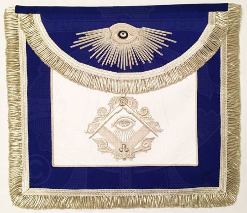 The Man Who Would Be King Masonic Apron, Silver