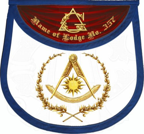 The Eastern Light Past Master Masonic Apron