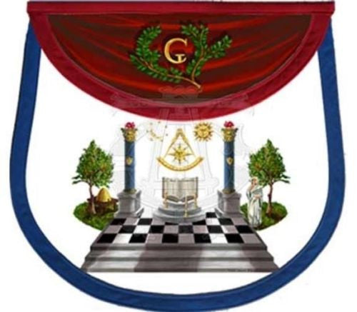 The Hughes Past Master Masonic Apron