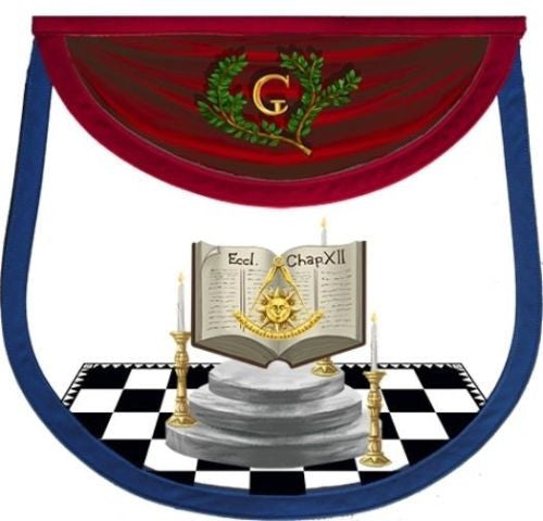 The Benefield Past Masters Masonic Apron