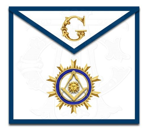 The Sunburst Masonic Lodge Officers Aprons (Set of 11)