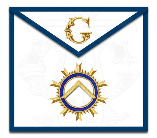 The Sunburst Masonic Lodge Officers Aprons (Set of 11)