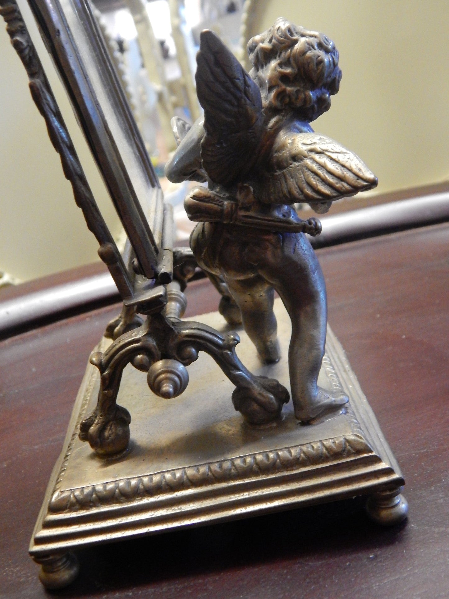 Bronze Mirror - Cherub Mirror