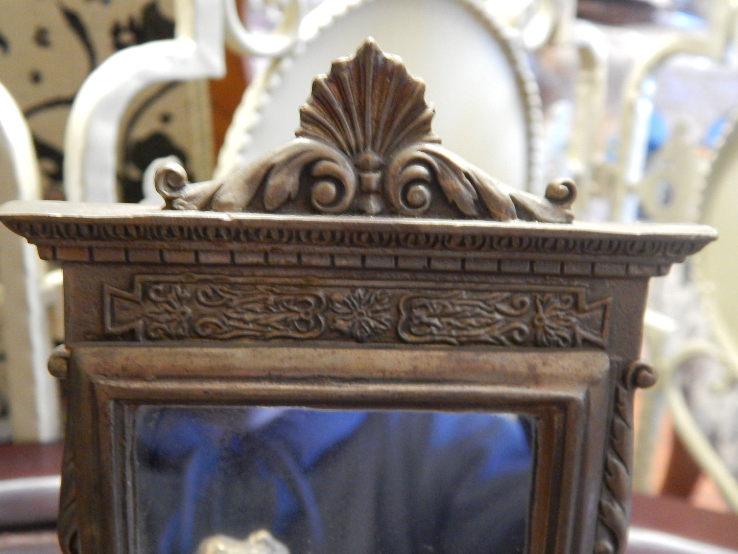 Bronze Mirror - Cherub Mirror