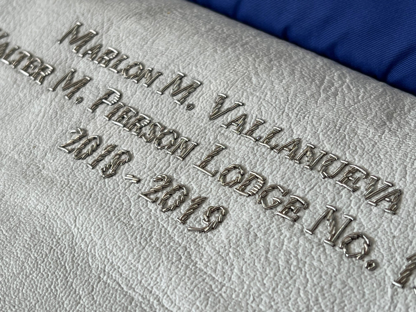 Texas Regulation Past Master's Apron - Silver