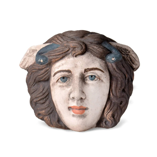 Medusa Gorgone Maschera in Terracotta