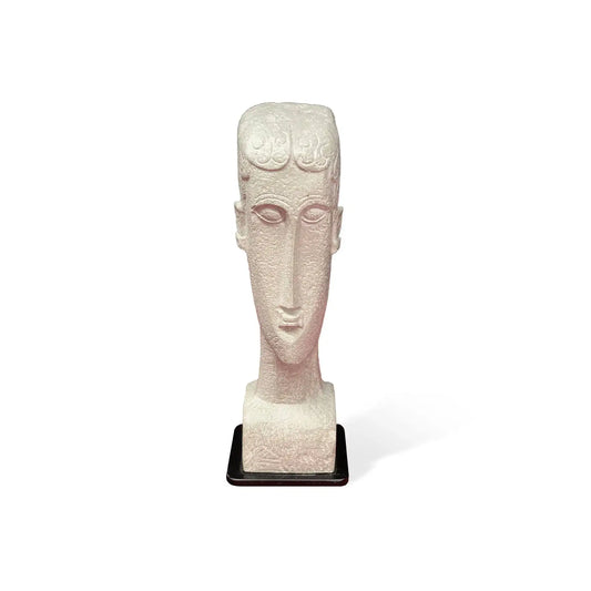 Modigliani Testa di Donna Media - Scultura in resina