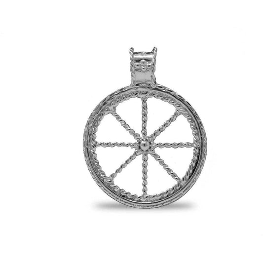 Pendente a Ruota Argento