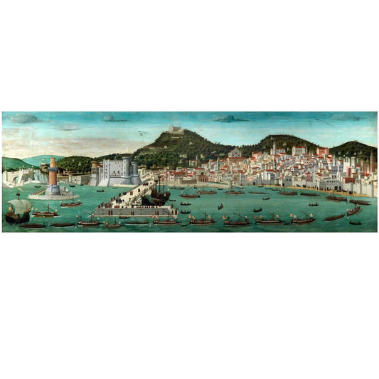 Tavola Strozzi, tela H.16 cm x L.50 cm