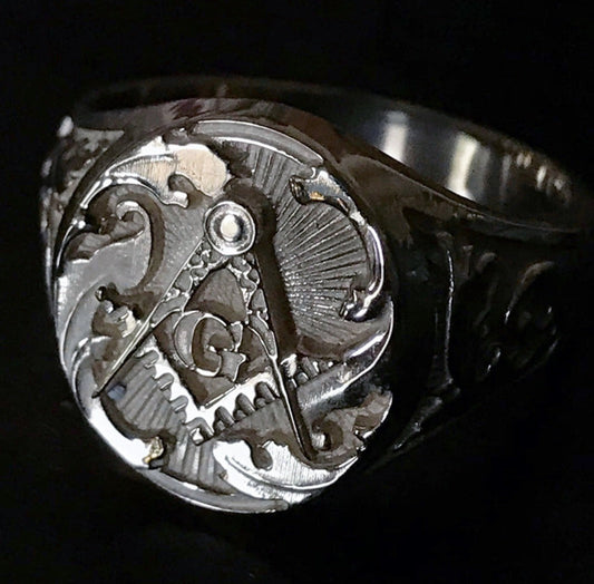 The Windsor Masonic Ring, Sterling Silver
