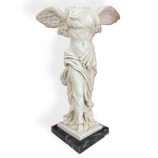 Nike Di Samotracia - statua in marmo 37,5 cm